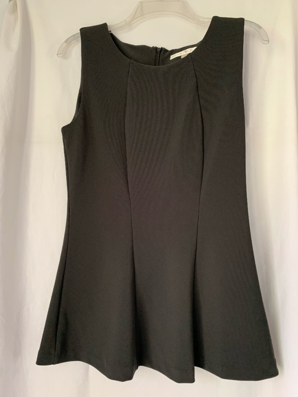 Boston Proper gray Beyond Travel A-Line Tunic Top